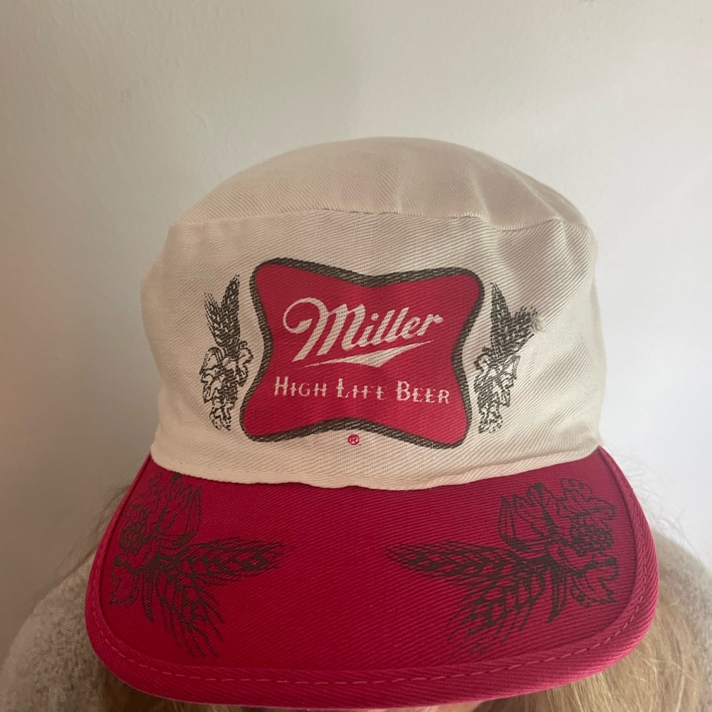 Vintage Miller highlife painters hat